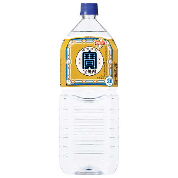 宝焼酎 20度 [ペット] 2L 2000ml × 6本 [ケース販売]送料無料(沖縄対象外)[宝酒造 日本 千葉県]