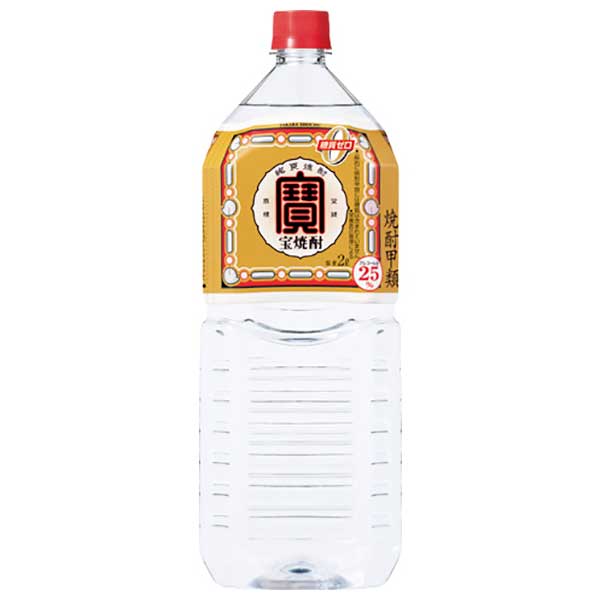 宝焼酎 25度 [ペット] 2L 2000ml × 6本 [ケース販売]送料無料(沖縄対象外)[宝酒造 日本 千葉県]