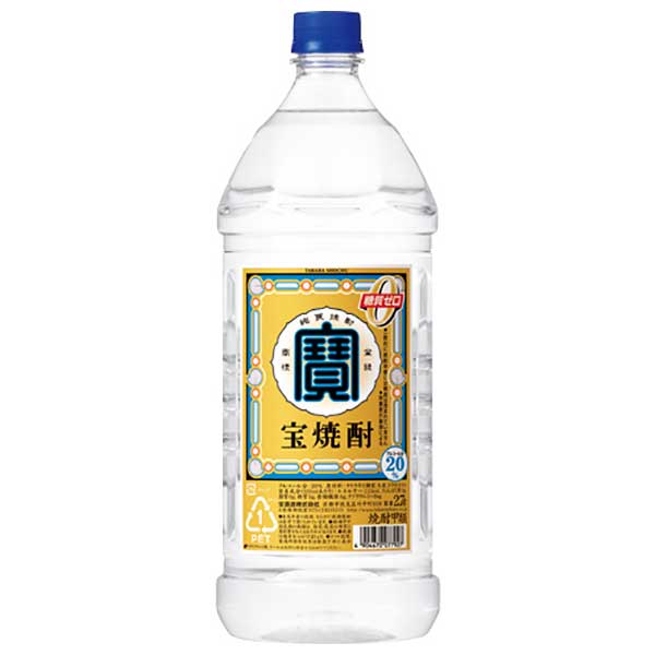 楽天ハードリカー　楽天市場店宝焼酎 20度 [ペット] 2.7L 2700ml × 6本 [ケース販売]送料無料（沖縄対象外）[宝酒造 日本 千葉県]