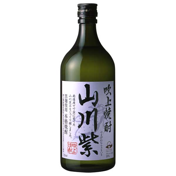 吹上 山川紫 芋 25度 [瓶] 720ml × 12本 [ケース販売] [吹上焼酎 0035020]