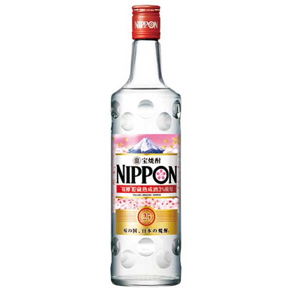 楽天ハードリカー　楽天市場店宝焼酎 NIPPON 25度 [瓶] 700ml × 12本 [ケース販売]送料無料（沖縄対象外）[宝酒造 日本 千葉県]【ギフト不可】