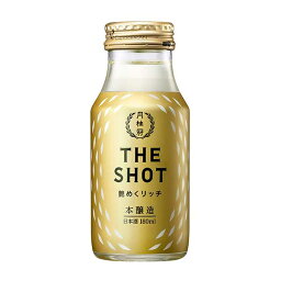 月桂冠 月桂冠 THE SHOT 艶めくリッチ(本醸造) [瓶] 180ml x 30本[ケース販売] 送料無料(沖縄対象外) [月桂冠 日本 清酒 日本酒 15度 甘口 濃醇]【ギフト不可】