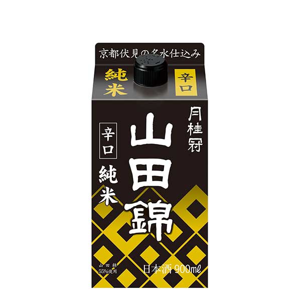 月桂冠 山田錦 純米 パック 900ml x 6本 ケース販売 送料無料(沖縄対象外) 月桂冠 日本 清酒 日本酒 14度 辛口 やや淡麗