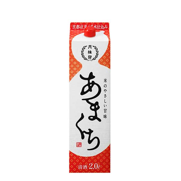 月桂冠 あまくち [パック] 2L 2000ml x 6本[ケース販売] 送料無料(沖縄対象外)[月桂冠 日本 清酒 日本酒 13度 甘口 やや濃醇]