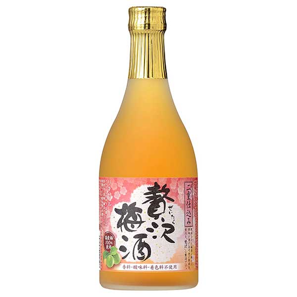 合同 贅沢梅酒 14度 [瓶] 500ml x 6本[ケース販売]送料無料(沖縄対象外)[合同酒精 オノエン リキュール(梅酒) 日本 110708]【ギフト不可】