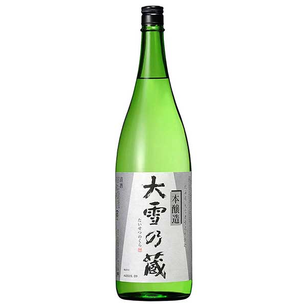 合同 大雪乃蔵 本醸造 15度 [瓶] 1.8L 1800ml x 6本[ケース販売]送料無料(沖縄対象外)[合同酒精 オノエン 清酒(本醸造酒) 日本 105270]【ギフト不可】 1