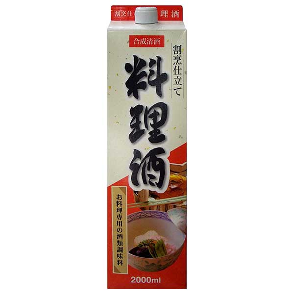 合同 割烹仕立て料理酒 12度 [パック] 2L 2000ml × 6本[ケース販売]送料無料(本州のみ)[合同酒精 オノエン 合成清酒 日本 125211]ギフト プレゼント 贈り物 お祝い 内祝い お返し 誕生日プレゼント 父の日 敬老の日