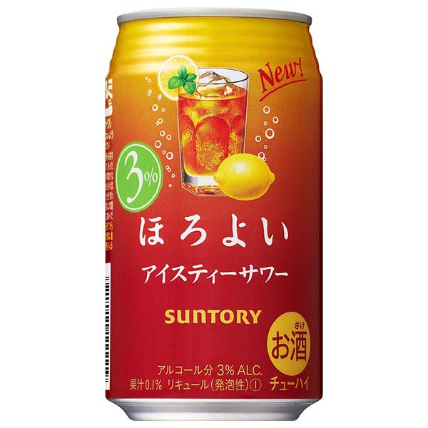 サントリー ほろよい アイスティーサワー [缶] 350ml x 48本[2ケース販売] 送料無料(沖縄対象外) [サントリー チューハイ リキュール ALC3% RH8T 日本]