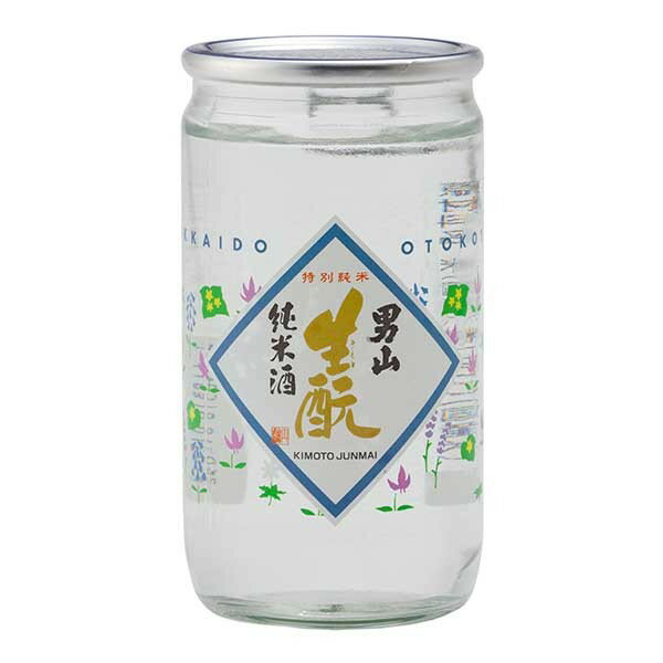 男山 男山 生もと純米カップ 180ml x 30本[ケース販売] 送料無料(沖縄対象外) [OKN 男山 北海道 日本酒]【ギフト不可】