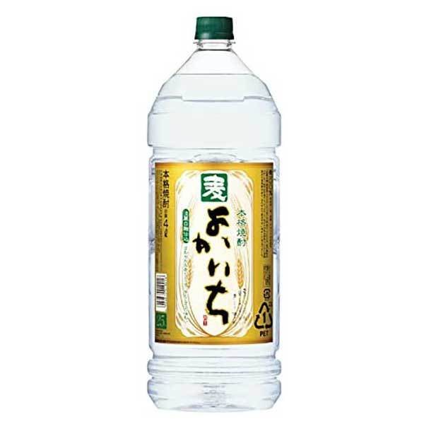 本格焼酎 よかいち 麦 25度 [ペット] 4L 4000ml x 4本 [ケース販売]送料無料 沖縄対象外 [宝酒造 日本 京都府]