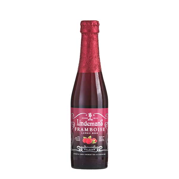 リンデマン フランボワーズ ミニ [瓶] 250ml × 24本[ケース販売] 送料無料(本州のみ) [NB ベルギー 海外 外国 ビール]ギフト プレゼント 敬老の日 クリスマス お歳暮