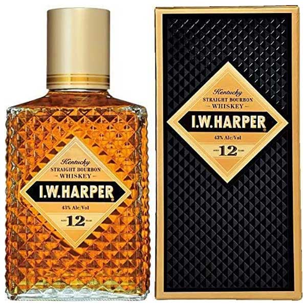 【ポイント3倍 7/30(水)まで】I.W.ハーパー 12年 43度 [箱付] 700ml [DJ アメリカ ウイスキー バーボン IWハーパー HARPER] ギフト プレゼント 母の日 父の日 お中元 御中元