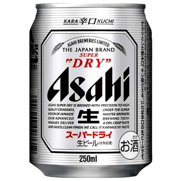 アサヒ スーパードライ [缶] 250ml × 24本[ケース販売] あす楽対応 [アサヒビール 日本 ビール 1E084]