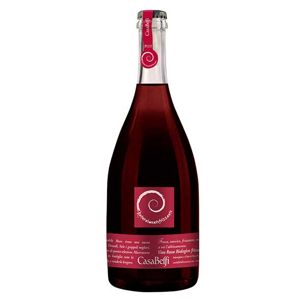 カーサ ベルフィ ナチュラルメンテ フリッツァンテ ロッソ(ラボーゾ) 750ml 送料無料(本州のみ) [PY イタリア スパークリングワイン AK060] ギフト プレゼント 敬老の日 お歳暮 御歳暮