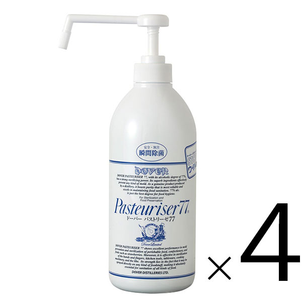 ドーバー パストリーゼ77 ポンプ 800ml × 4本[セット販売] 送料無料(本州のみ)[北海道・沖縄お届け不可..