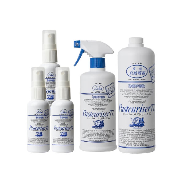 ドーバー パストリーゼ77 空容器 50ml × 3本 + ヘッド付 500ml + 詰替 1L 1000ml [セット販売] 送料無料(本州のみ) [沖縄お届け不可] アルコール消毒液 防菌 消臭 ウィルス 掃除 除菌 抗菌 アルコールスプレー pasteuriser77 [ドーバー洋酒] あす楽対応 当日発送