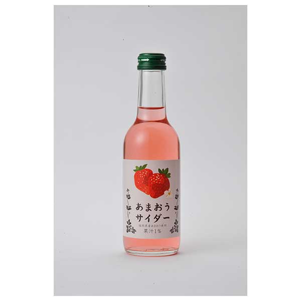 友桝 あまおうサイダー [瓶] 245ml x 24本[ケース販売] 送料無料(本州のみ) [友桝 飲料 日本 3101052] ギフト プレゼント 敬老の日 お..