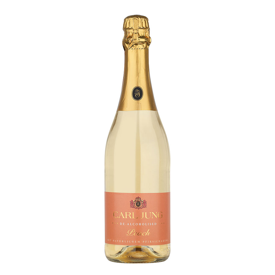 カールユング スパークリング（ピーチ風味） 750ml × 6本[ケース販売] 送料無料(本州のみ)[交洋 ドイツ ノンアルコールスパークリングワイン 3025975] ギフト プレゼント 敬老の日 お歳暮 御歳暮