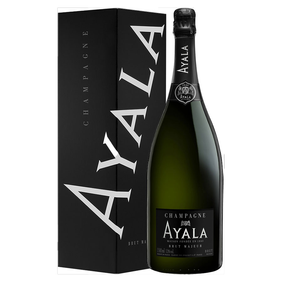 アヤラ ブリュット マジュール[箱付] 1.5L 1500ml x 2本 送料無料(本州のみ) [MK フランス シャンパン 辛口 1715] ギフト プレゼント 敬老の日 お歳暮 御歳暮