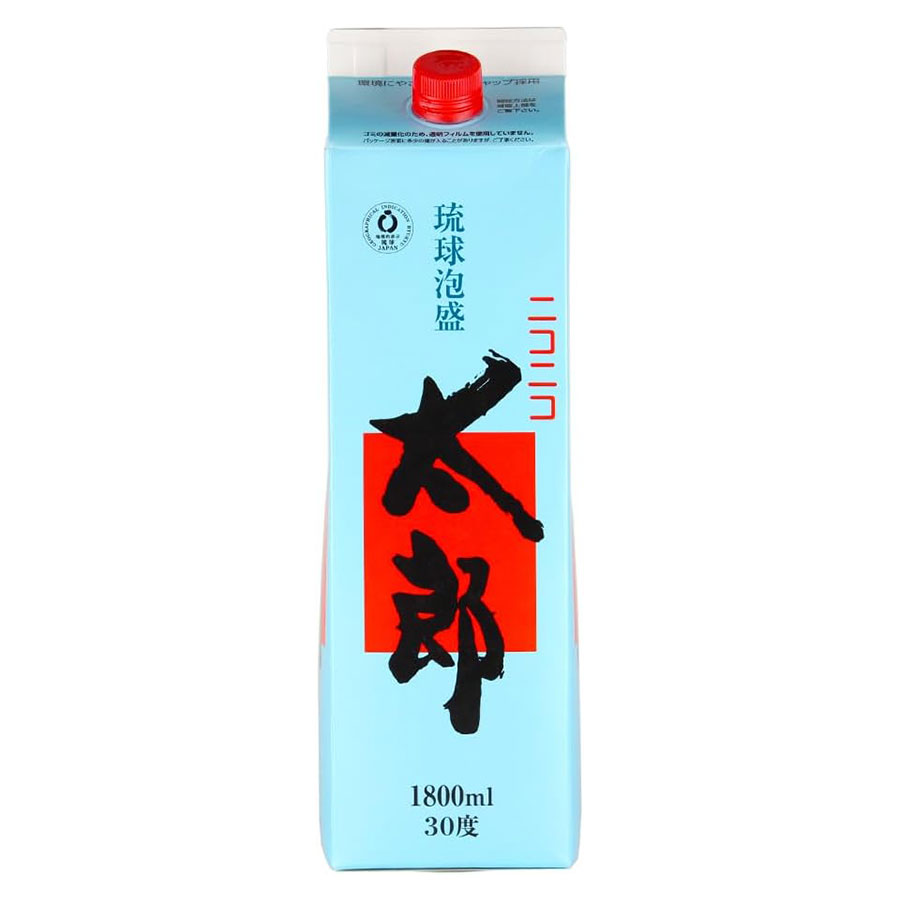 【ポイント2倍11/14〜11/16】 池間 ニコニコ太郎 30度 [パック] 1.8L 1800ml × 6本[ケース販売] 送料無料(本州のみ) [池間酒造 泡盛 焼酎 日本 沖縄] ギフト プレゼント 敬老の日 お歳暮 御歳暮