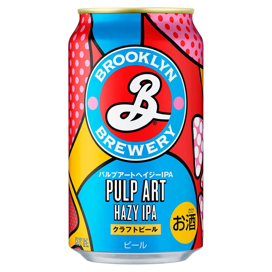 ブルックリンパルプアートヘイジーIPA 6.5度 [缶] 350ml x 24本[ケース販売] 送料無料(本州のみ) [キリンビール ビール 22499]