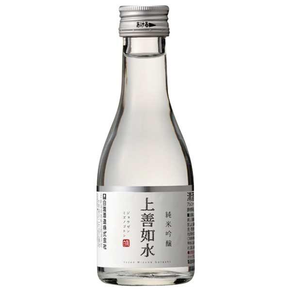 白瀧 上善如水 純米吟醸 180ml x 12本 ケース販売 送料無料 本州のみ 白瀧酒造 新潟県 OKN