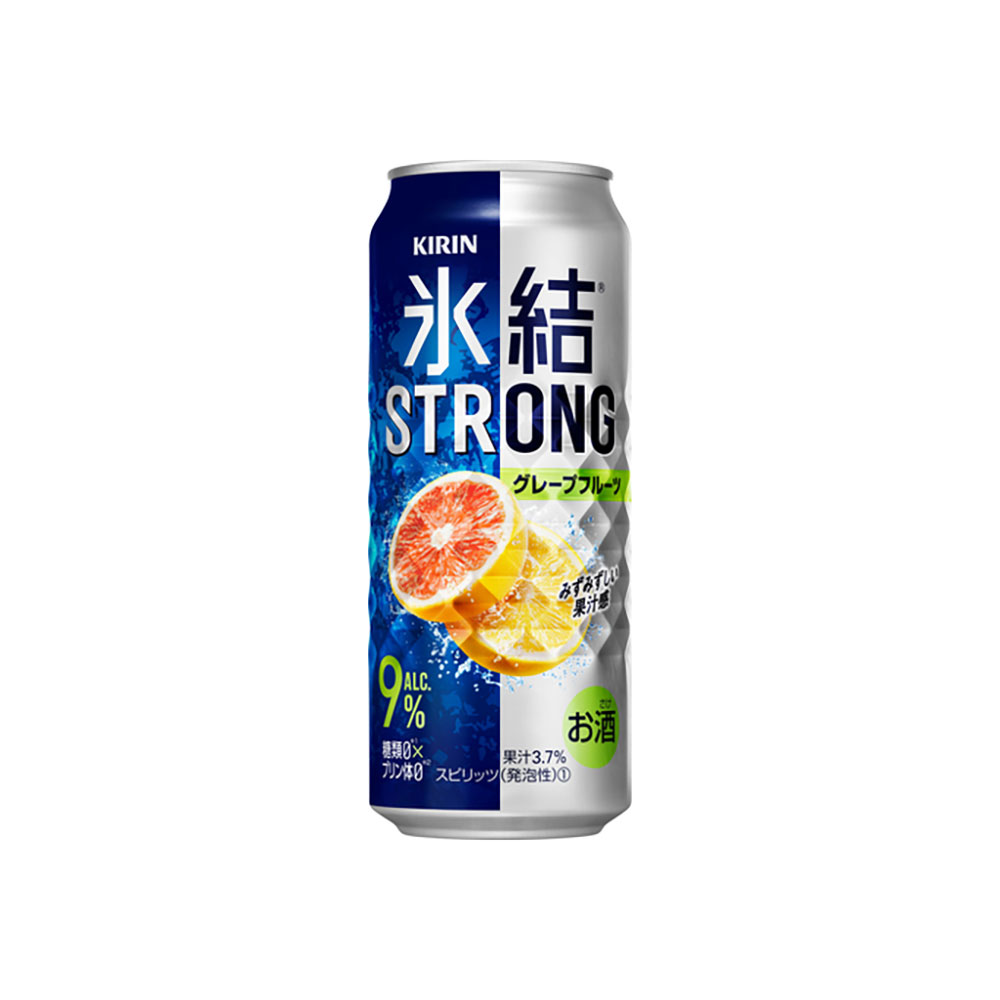 キリン 氷結 ストロング グレープフルーツ [缶] 500ml x 24本[ケース販売][2ケースまで同梱可能][キリン 缶チューハイ 日本 17446]ギフト プレゼント 贈り物 お祝い 内祝い お返し 誕生日プレゼント 父の日 敬老の日
