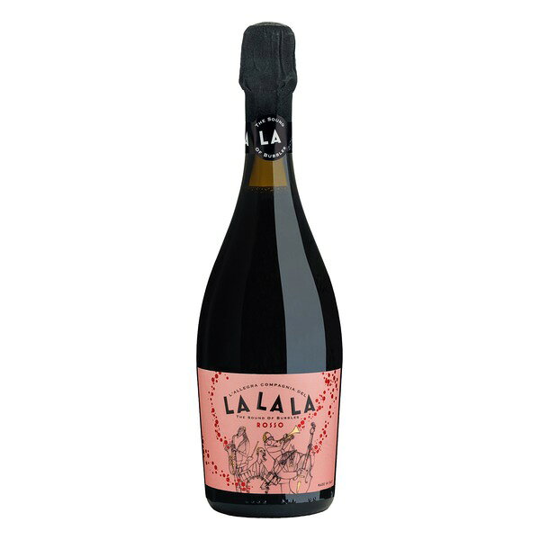 ララーラ スプマンテ ロッソ 750ml 送料無料(本州のみ) [ララーラ LA LA LA スプマンテ イタリア エミリア・ロマーニャ ランブルスコ スパークリング やや辛口 ロッソ]ギフト プレゼント 贈り物 お祝い 内祝い お返し 誕生日プレゼント 父の日 敬老の日