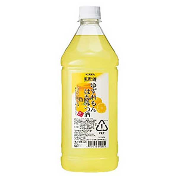 アサヒ 果実の酒 ゆずれもんはちみつ酒 1.8L 1800ml[アサヒ カクテルコンク] 送料無料(沖縄対象外)