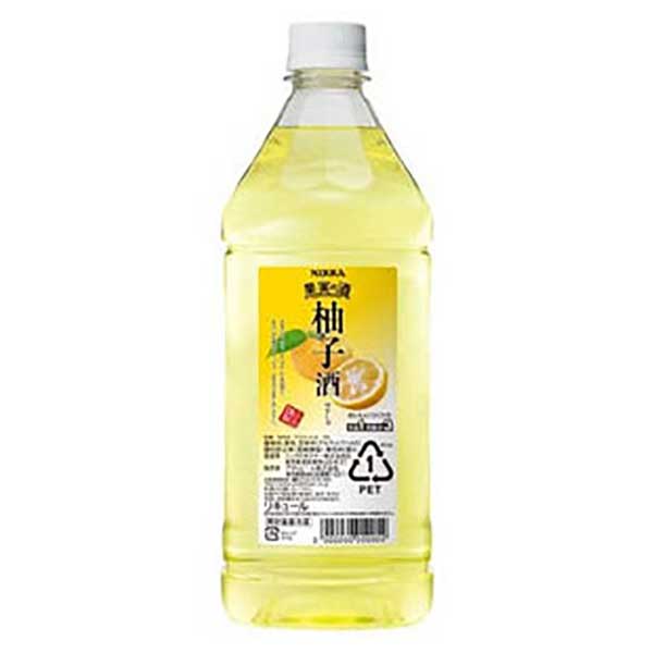 アサヒ 果実の酒 ゆず酒 1.8L 1800ml [アサヒ カクテルコンク] 送料無料(沖縄対象外)