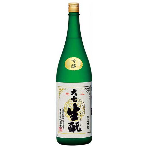 大七 吟醸 極上生もと限定醸造 1.8L 1800ml [大七酒造 福島県日本酒 清酒 OKN]ギフト プレゼント 敬老..