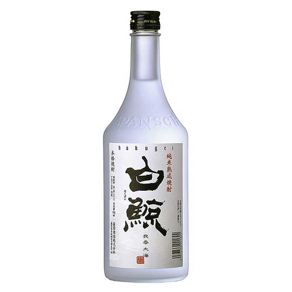 白鯨 米 25度 瓶 720ml x 6本 ケース販売 送料無料(沖縄対象外) 薩摩酒造 米焼酎 鹿児島県 【ギフト不可】