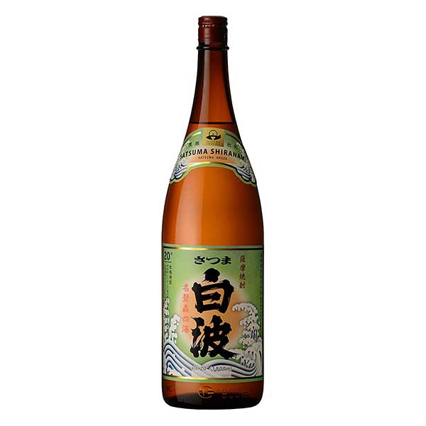 さつま白波 芋 20度 [瓶] 1.8L 1800ml x 6本 [ケース販売] 送料無料(沖縄対象外) [薩摩酒造 芋焼酎 鹿児島県]【ギフト不可】