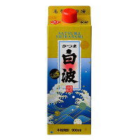 さつま白波 スリムパック 芋 20度 [パック] 900ml x 6本 [ケース販売] 送料無料(沖縄対象外) [薩摩酒造 芋焼酎 鹿児島県]