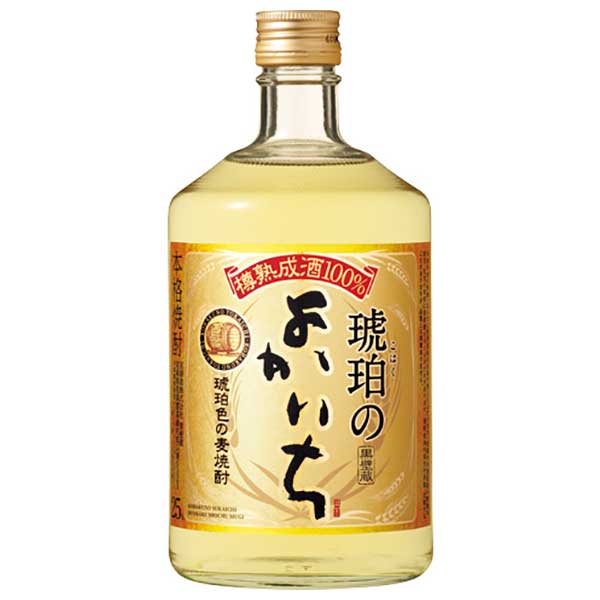 本格焼酎 琥珀のよかいち 麦 25度 [瓶] 720ml x 6本 [ケース販売]送料無料(沖縄対象外)[宝酒造 日本 宮崎県]【ギフト不可】