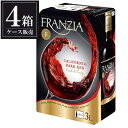 フランジア ダークレッド バッグ イン ボックス [紙パック] 3L 3000ml x 4本[ケース販売][メルシャン アメリカ カリフォルニア 赤ワイン ミディアムボディ 420464]