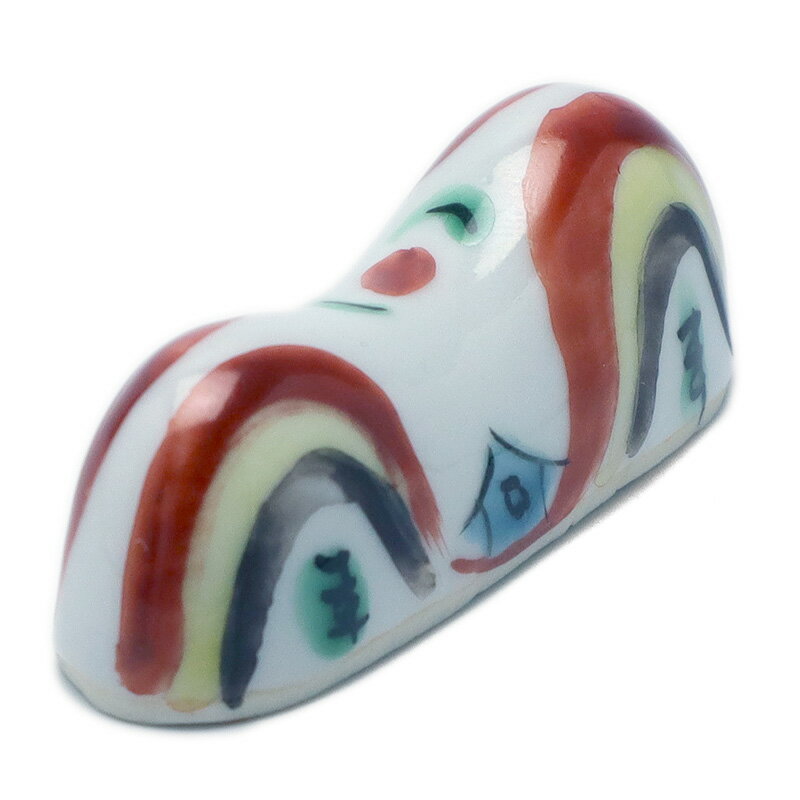 九谷焼：色絵山箸置・須田菁華《箸置き》