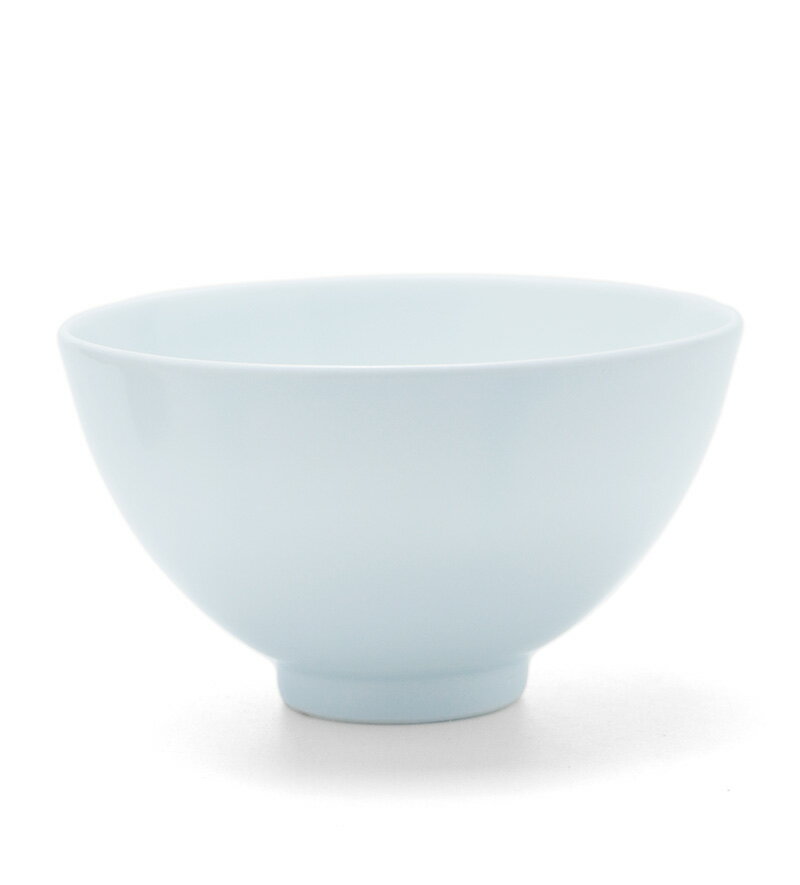 白磁(天草陶石)海老ヶ瀬保 白瓷飯碗 11.5cm