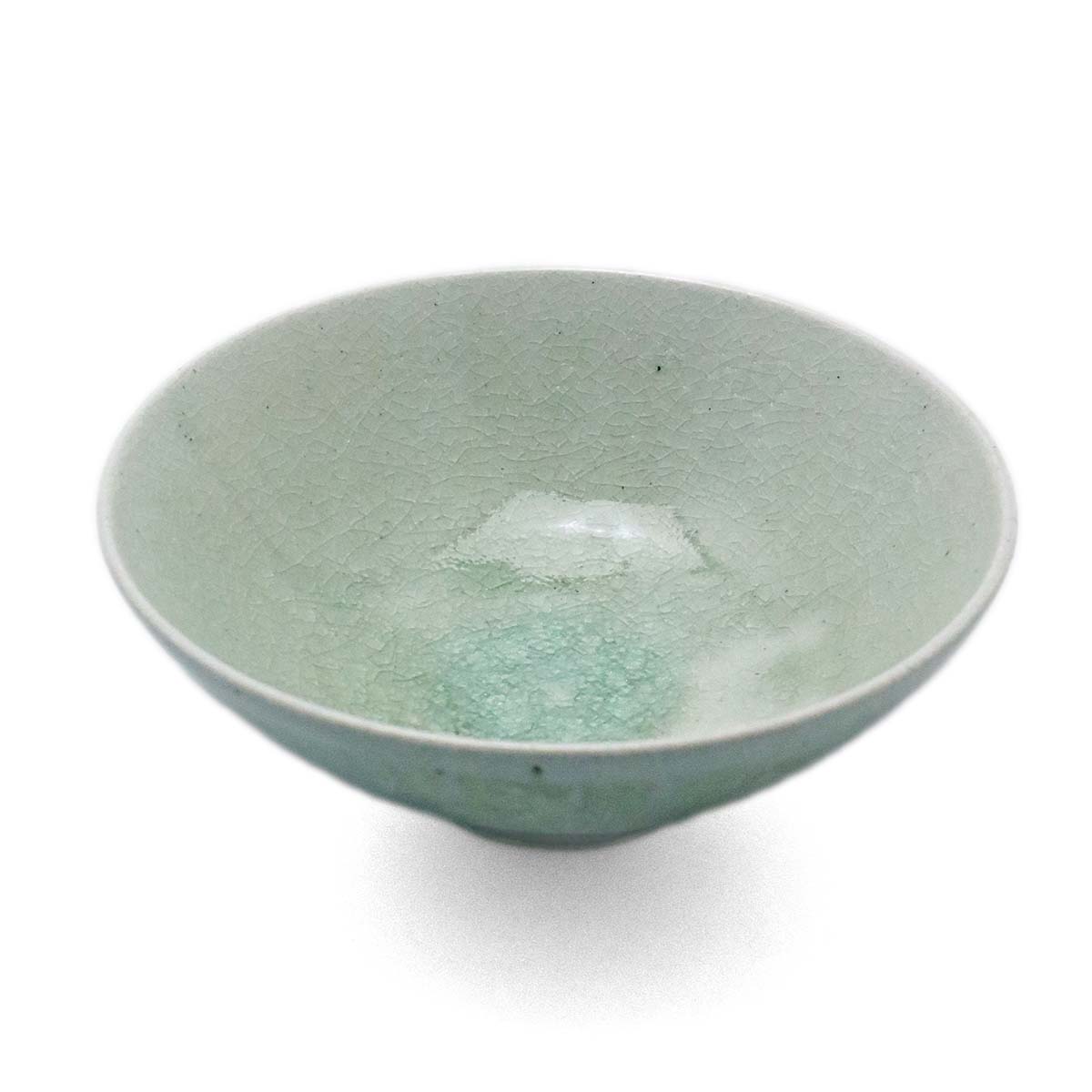 Seto Ware - 灰釉ビードロ飯碗・大・有松進《飯碗・ご飯茶碗・14.4cm》