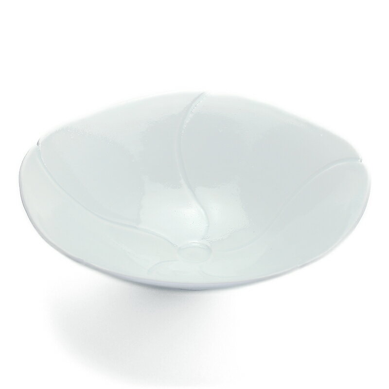 白磁(天草陶石)海老ヶ瀬保 白瓷芙蓉手向付 18.0cm