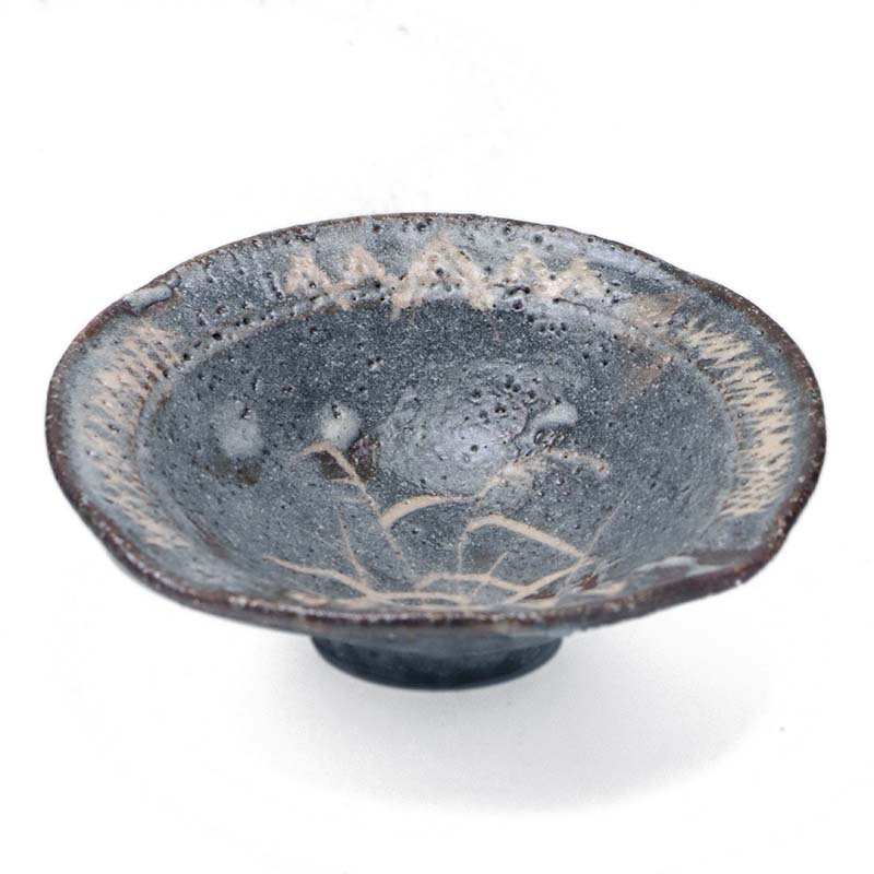 向付 有田焼掛け分け唐草(黄)平鉢 [15.4 x 14.8 x 4.4cm] | 和食器 鉢 小鉢 ボウル 浅鉢 料亭 ホテル 食器 業務用 飲食店 カフェ うつわ 器 おしゃれ かわいい ギフト プレゼント 内祝い 誕生日 贈り物 贈答品 おすすめ