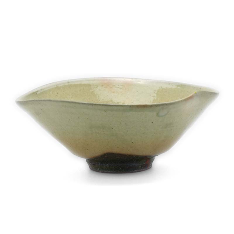 伊賀焼：蓮弁深向付・土楽《中鉢・14.5cm》
