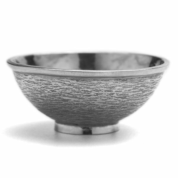 純銀ぐい呑・小・横線・高谷信雄《盃》