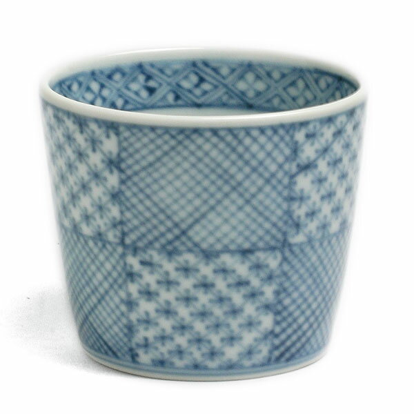 Rakuten - そば猪口・斜め格子市松文・植山昌昭《そば猪口・小鉢・8.0cm》