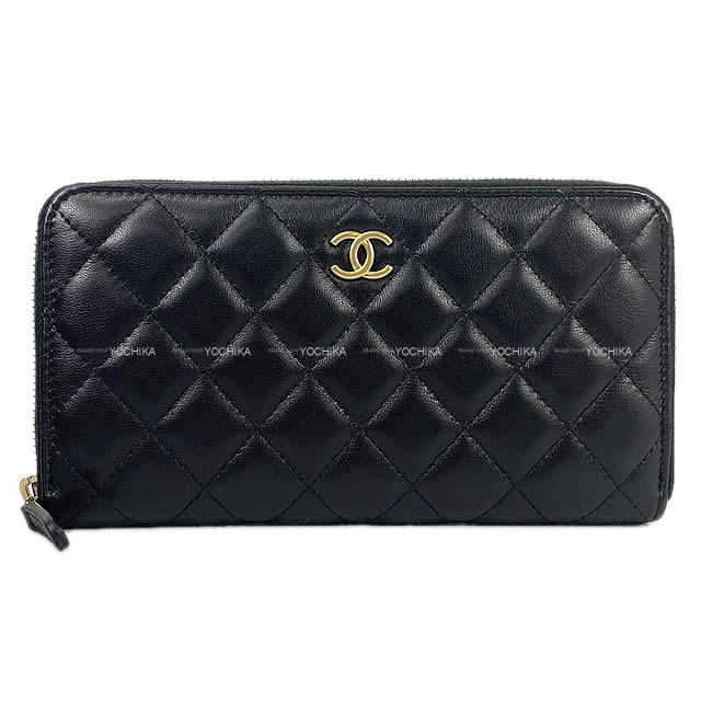 【キャッシュレスポイント還元★】CHANEL シャネル マトラッセ ココマーク インナーロゴ ラウンドジップ 長財布 黒 AP0041 新品 (CHANEL Matrasse Cocomark Inner logo Round zip long wallet Black AP0041[Brand New][Authentic])【あす楽対応】#yochika