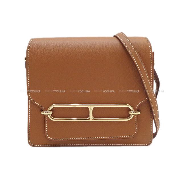 【ご褒美に★】HERMES エルメス ショルダーバッグ サック ロウリス(ルリ) ミニ ゴールド エバーカラー シャンパンゴールド金具 新品未使用 (HERMES Shoulder Bag Sac Roulis Mini Gold Ever Color GHW)【あす楽対応】#yochikaのサムネイル