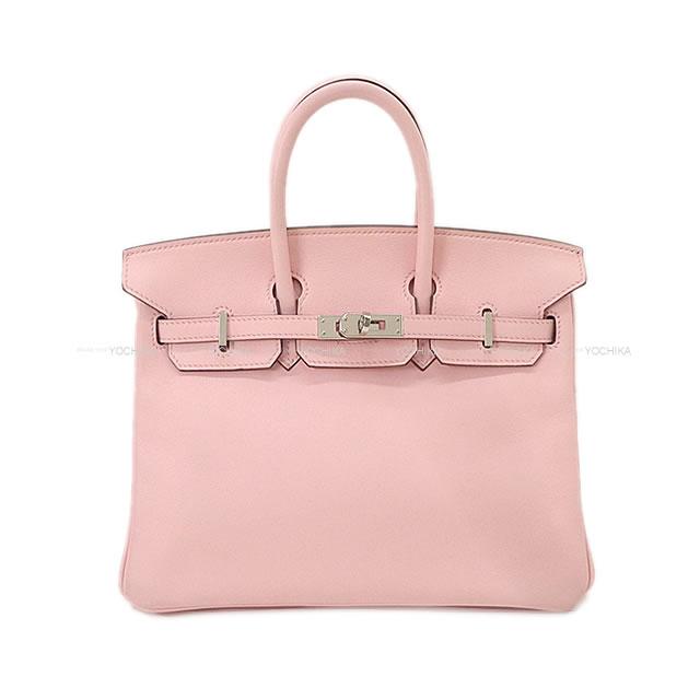 【ご褒美に★】HERMES エルメス ハンドバッグ バーキン25 ローズサクラ スイフト シルバー金具 SAランク【中古】 ([Pre-loved]HERMES handbags Birkin 25 Rose sakura Swift SHW[USED SA][Authentic])【あす楽対応】#yochikaのサムネイル