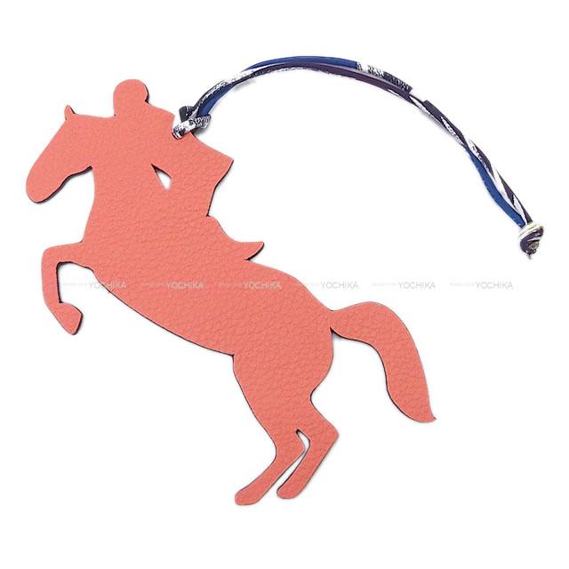 【ご褒美に★】HERMES エルメス バッグチャーム オーナメント "プティアッシュ ジョッキー" GM ローズキャンディXショコラ トリヨンXエプソン 新品 (Bag Charm Ornament GM "Petit H Jockey" Rose Candy/Chocolat Epsom/Togo)【あす楽対応】#yochikaのサムネイル