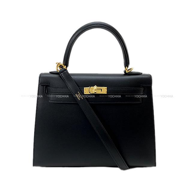 【ご褒美に★】HERMES エルメス ハンドバッグ ケリー25 外縫い 黒(ブラック) ヴォーソンブレロ ゴールド金具 新品 (HERMES handbags Kelly25 Black(Noir) Veau Sombrero GHW[Brand New][Authentic])【あす楽対応】#yochika