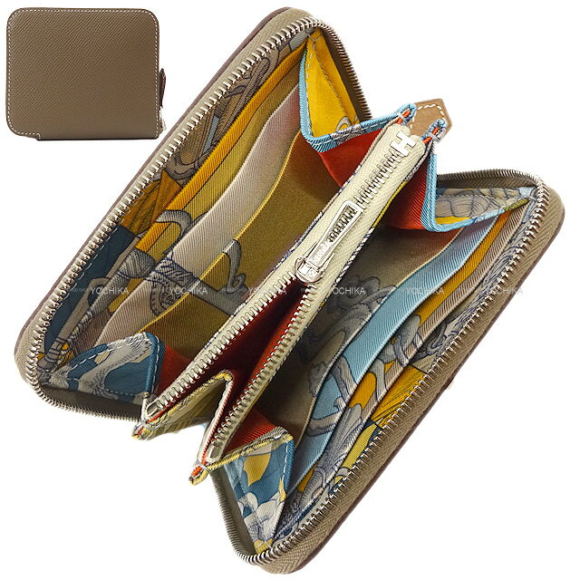 【ご褒美に☆】HERMES エルメス アザップシルクイン コンパクト エトープ(エトゥープ)/グリスパール (グリペール/パールグレー) 新品(HERMES Azap Silk'in Compact [BRAND NEW][Authentic])【あす楽対応】#よちかのサムネイル